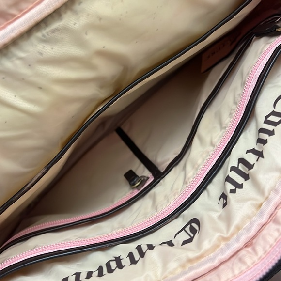 Vintage Y2K Juicy Couture Velour Messenger Laptop Bag Pink Velour.. - Picture 6 of 11
